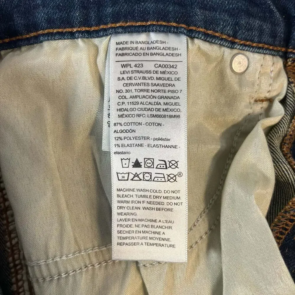 Levi Strauss Signature High Rise Straight Jeans Women’s Size 10 30x25